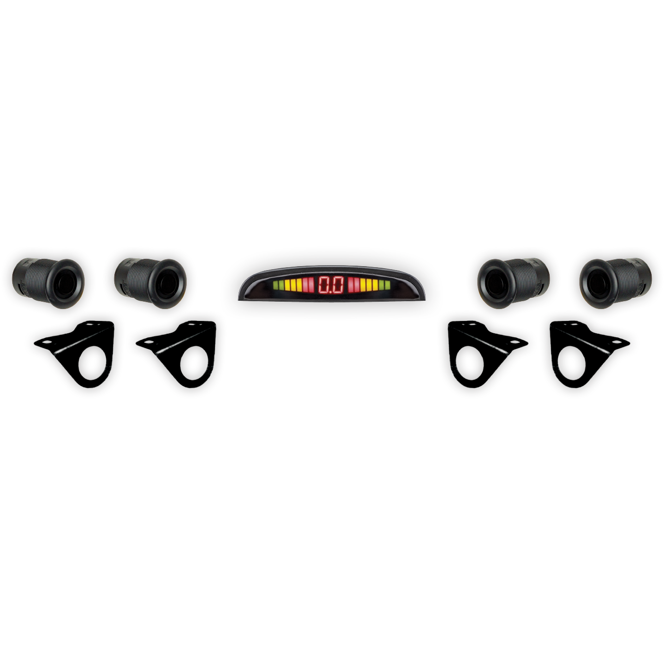 Image of FLTW-3051 sensors, display, and brackets